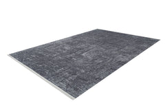 Muridke Grey Modern Digital Print Area Rug