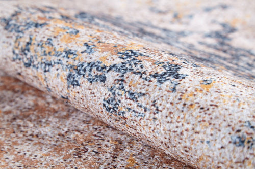 Modern Area Rug – Beige Digital Print Rug | Non Slip, Antibacterial Carpet