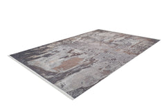 Modern Digital Print Rug - Brown Area Rug, Non Slip, Antibacterial Carpet