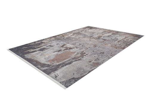 Modern Digital Print Rug - Brown Area Rug, Non Slip, Antibacterial Carpet