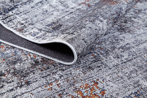 Modern Area Rug – Grey Digital Print Rug | Non Slip Antibacterial Carpet