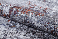 Modern Area Rug – Grey Digital Print Rug | Non Slip Antibacterial Carpet