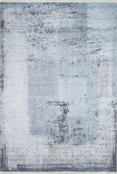 Modern Area Rug – Blue Digital Print Carpet | Antibacterial Non-Slip Washable Floor Covering