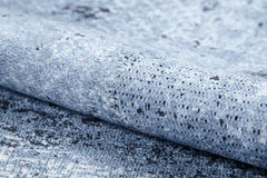 Modern Area Rug – Blue Digital Print Carpet | Antibacterial Non-Slip Washable Floor Covering