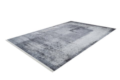 Modern Area Rug | Grey Digital Print Carpet - Non Slip, Antibacterial & Washable Floor Rug