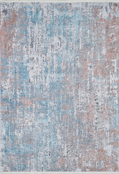 Modern Area Rug - Blue Digital Print Carpet | Antibacterial, Non Slip & Washable