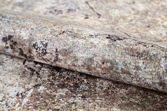 Modern Digital Area Rug – Grey Non Slip Antibacterial Carpet for Living Room