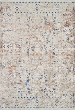 Modern Digital Print Rug – Cream Area Rug | Non Slip, Antibacterial Carpet
