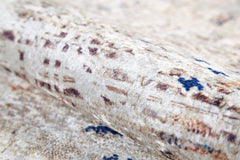 Modern Digital Print Rug – Cream Area Rug | Non Slip, Antibacterial Carpet