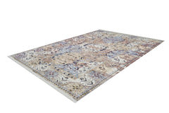 Surat Beige Modern Digital Print Area Rug