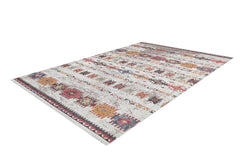 Grey Geometric Area Rug – Digital Print Rug | Antibacterial, Non Slip Carpet