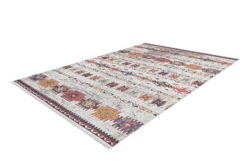 Grey Geometric Area Rug – Digital Print Rug | Antibacterial, Non Slip Carpet