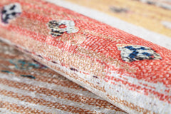 Orange Striped Area Rug – Digital Print Rug, Antibacterial & Non Slip Carpet