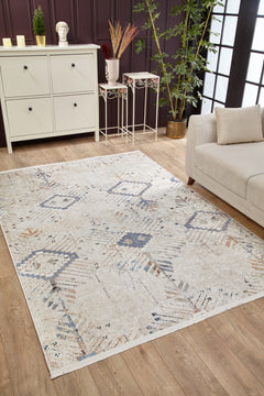 Xalapa Beige Modern Digital Print Area Rug