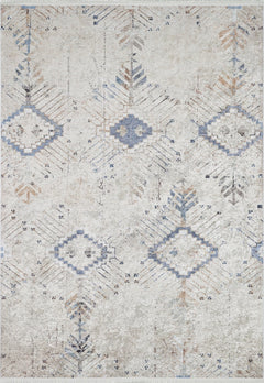 Xalapa Beige Modern Digital Print Area Rug