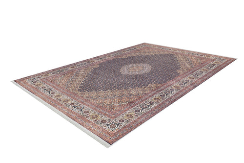 Classic Digital Print Rug - Brown Area Rug Non Slip Antibacterial Carpet