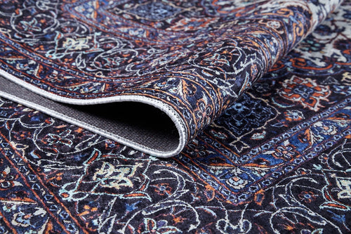 Maisuru Anthracite Classic Digital Print Area Rug