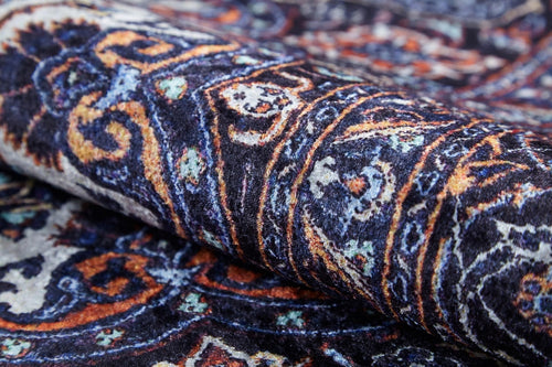 Maisuru Anthracite Classic Digital Print Area Rug