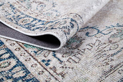 Beige Area Rug – Classic Digital Print Rug | Non Slip, Antibacterial Carpet