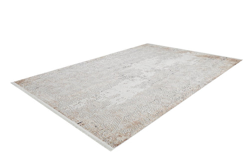 Modern Area Rug – Beige Digital Print Carpet | Non Slip, Antibacterial Floor Rug