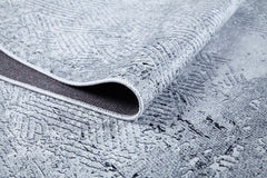 Modern Area Rug - Grey Digital Print Carpet | Non Slip Antibacterial Floor Covering