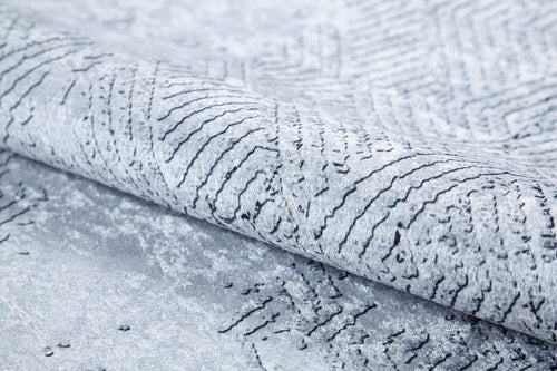 Modern Area Rug - Grey Digital Print Carpet | Non Slip Antibacterial Floor Covering