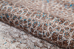 Modern Area Rug - Brown Digital Print Non Slip Antibacterial Carpet for Living Room