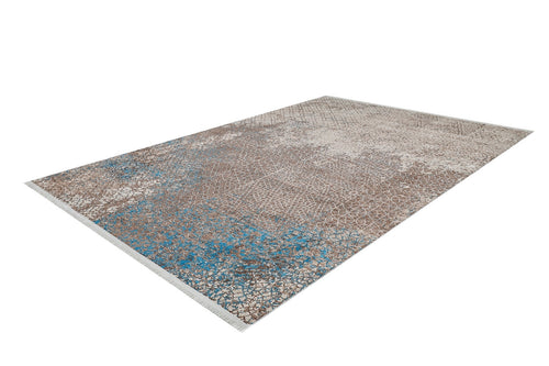 Modern Area Rug - Brown Digital Print Non Slip Antibacterial Carpet for Living Room