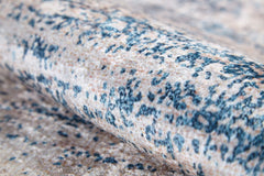 Modern Area Rug - Beige Digital Print Carpet | Non Slip Antibacterial Washable