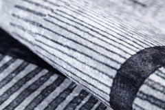 Modern Area Rug - Non Slip Grey Digital Print Antibacterial Carpet for Living Room