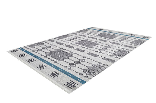 Grey Geometric Area Rug – Digital Print Rug | Non Slip, Antibacterial Carpet
