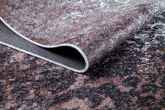 Purple Patchwork Rug - Digital Print Area Rug Non Slip Antibacterial Carpet