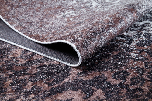 Purple Patchwork Rug - Digital Print Area Rug Non Slip Antibacterial Carpet