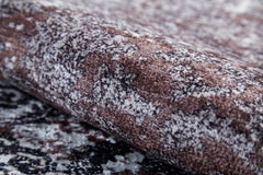 Purple Patchwork Rug - Digital Print Area Rug Non Slip Antibacterial Carpet