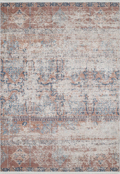 Modern Digital Print Rug – Brown Area Rug, Non Slip & Antibacterial Carpet