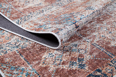 Modern Digital Print Rug – Brown Area Rug, Non Slip & Antibacterial Carpet