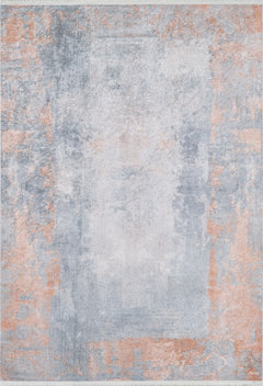 Cuttack Grey Frame Digital Print Area Rug