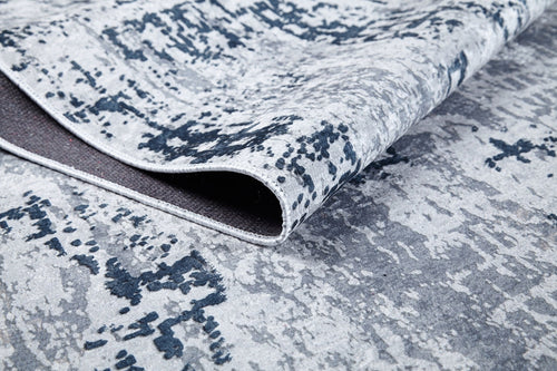 Modern Area Rug – Grey Digital Print Rug | Non Slip Antibacterial Carpet