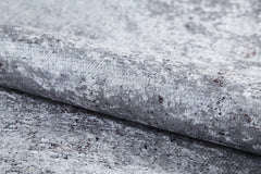 Modern Area Rug – Grey Digital Print Rug with Non Slip, Antibacterial Design