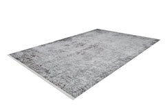 Modern Area Rug – Grey Digital Print Rug with Non Slip, Antibacterial Design