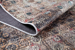 Modern Digital Print Rug - Brown Area Rug With Non Slip, Antibacterial Carpet