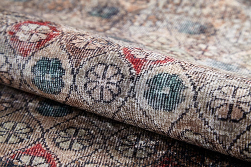 Modern Digital Print Rug - Brown Area Rug With Non Slip, Antibacterial Carpet