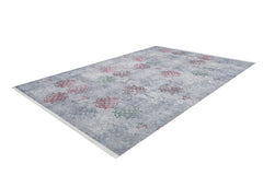 Modern Digital Print Rug – Grey Area Rug With Non-Slip, Antibacterial Design