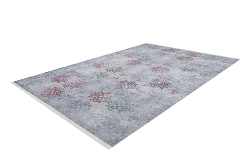 Modern Digital Print Rug – Grey Area Rug With Non-Slip, Antibacterial Design