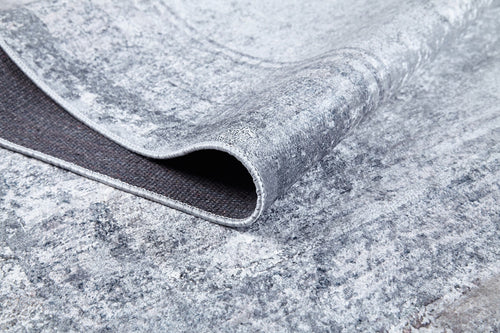 Warangal Grey Frame Digital Print Area Rug