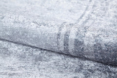 Warangal Grey Frame Digital Print Area Rug