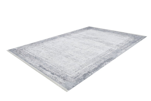 Warangal Grey Frame Digital Print Area Rug