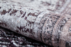 Digital Print Area Rug – Brown Non Slip Carpet With Antibacterial, Antiallergic Features