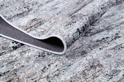 Modern Area Rug – Grey Digital Print Rug | Antibacterial, Non Slip Floor Mat