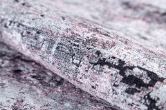 Pink Modern Area Rug – Digital Print Carpet | Non Slip, Washable, Antibacterial